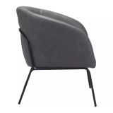 30" Steel, Polyester Quinten Boho Chic Accent Chair