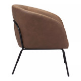 30" Steel, Polyester Quinten Boho Chic Accent Chair