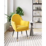 37" Steel, Polyester Alexandria Boho Chic Accent Chair