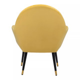37" Steel, Polyester Alexandria Boho Chic Accent Chair
