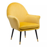 37" Steel, Polyester Alexandria Boho Chic Accent Chair