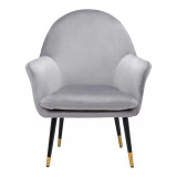 37" Steel, Polyester Alexandria Boho Chic Accent Chair
