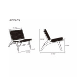 Maintenon 2-Piece Ash Wood Leatherette Upholstered Accent Chair