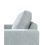 Madden 33" Wide Upholstered Metal Base Accent Lounge Chair