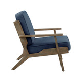 Malibu 28.5" Wide Upholstered Solid Wood Frame Accent Chair