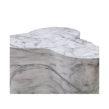 Slab Marble Short Side Table