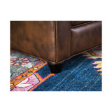 Zoe 86" Leather Sofa