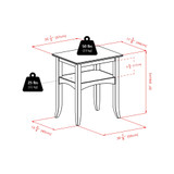 Camden 25.98" Wood Accent Table