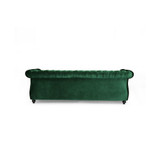 Somerville Chesterfield Tufted Jewel Toned Sofa with Scroll Arms