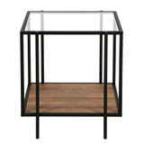 Vireo 20" Side Table with Shelf