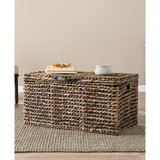 Brao Water Hyacinth Cocktail Storage Trunk Table
