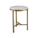 Gena Marble Side Table - Midcentury Modern Style