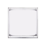 Arabelle Square Glass Top End Table