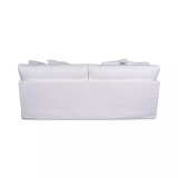 Brenalee 93" Performance Fabric Slipcover Sofa with Four Pillows