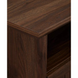 Grooved Door Corner TV Console