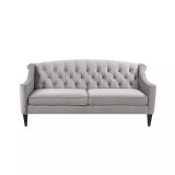Ken 74" Upholstered Button Tufted Sofa