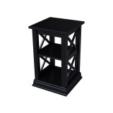 Hampton Accent Table with Shelves