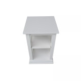 Hampton Accent Table with Shelves