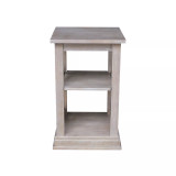 Hampton Accent Table with Shelves