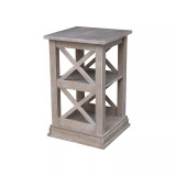 Hampton Accent Table with Shelves