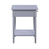 Amy 1 Drawer End Table with Shelf