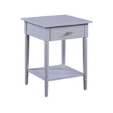 Amy 1 Drawer End Table with Shelf