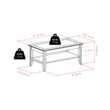 Santino 18.03" Wood Coffee Table