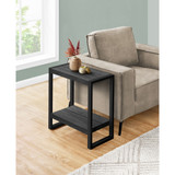Side Table with 2 Shelves
