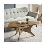 Blaze Triangle Wood Coffee Table
