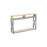 Safdie & Co. Console Table Two Open Shelves
