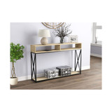 Safdie & Co. Console Table Two Open Shelves