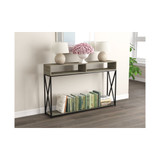 Safdie & Co. Console Table Two Open Shelves
