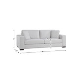 White Label Palmer 90" Sofa