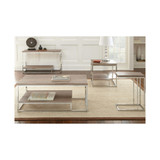 Lucia 10" x 18" Laminate Chairside End Table