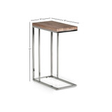 Lucia 10" x 18" Laminate Chairside End Table