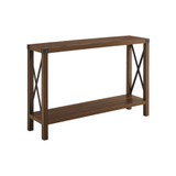 46" Rustic Farmhouse Entryway Table
