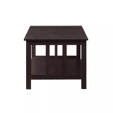 Mission Coffee Table with Shelf