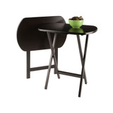 Cade 2-Piece Wood Oversize Snack Table Set