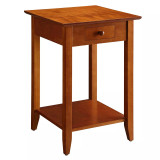 American Heritage 1 Drawer End Table with Shelf