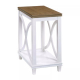 Florence Chairside End Table with Shelf