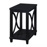 Florence Chairside End Table with Shelf