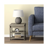 Inc Accent Table Square - 2 Shelves