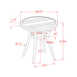 Capitola Round Patio Side Table