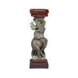 the Elephant's Triumph Sculptural Pedestal