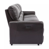 Danvors 3-Pc. Leather Sectional Sofa with 2 Power Recliners and Power Headrests