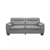 White Label Croydon 81" Leather Sofa