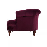 La Rosa 84" Victorian Chesterfield Tufted Sofa