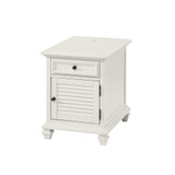 Charlestown 18" Wide Wooden Storage End Table with USB Port