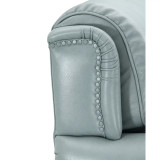 Marick 67" Leather Roll Arm Loveseat