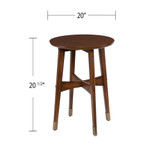 Cardewell Round Midcentury Modern End Table